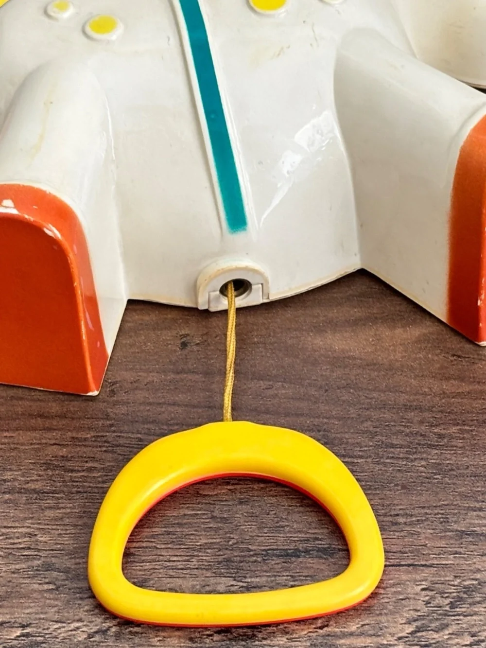 VINTAGE 1968 Fisher Price Pony Music Box Musical Pull String Crib Baby Toy #190